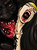 His cock was the size of her leg - Farm girl by Illustrated interracial
