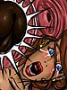 Long black cock had emptied it self deep in her womb - Lust for the librarian by Illustrated interracial