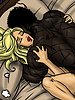 He is filling me again with his black cum - Manza by Illustrated interracial