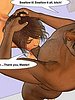Take it up your tight ass, you whore - My black master by Interracial comics