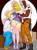 You are being a bad boy - Interracial cartoon porn: Scooby doo, Velma, Daphne, Fred by Michi