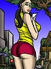 Look at dat pretty white opened mouth - Cheerleader part 2 by Illustrated interracial 2016
