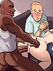 Your pussy i so wet - Interracial cartoon porn by Moose