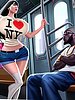 An obedient and submissive white whore - Interracial toon by Perna Longa