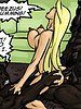 The new cock pushed deep into her ass - Flag Girls by Illustrated interracial